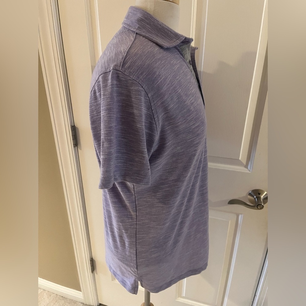 Tailorbyrd Purple Polo Golf Shirt-Size Medium - Picture 4 of 7